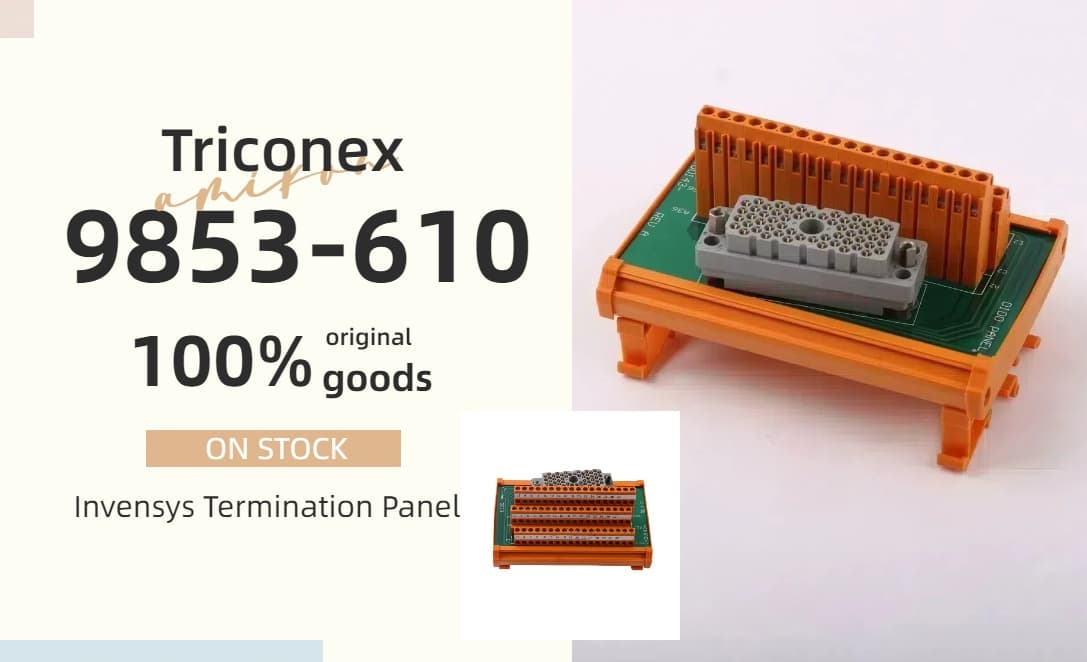 Optimizing Industrial Control with the 9853-610 Triconex Block