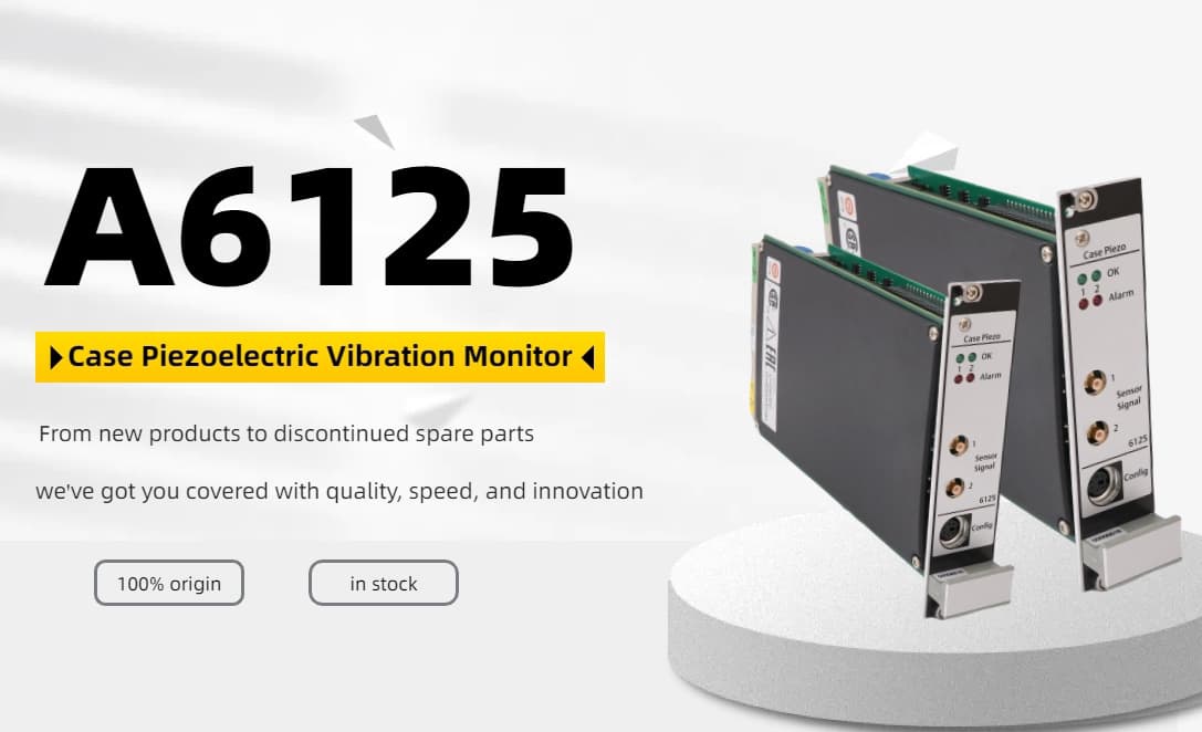 A6125 Emerson: Advancing Machinery Health with Piezoelectric Monitoring.